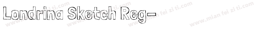 Londrina Sketch Reg字体转换